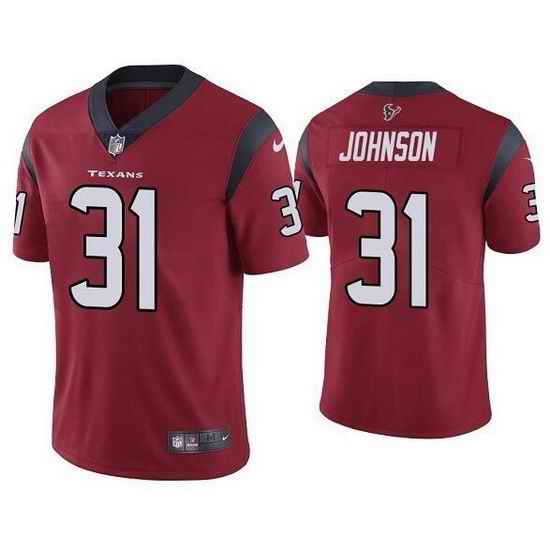 Nike Texans 31 David Johnson Red Vapor Untouchable Limited Jersey